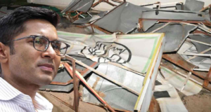 তৃণমূলের অন্দরে বড় ফাটল? খোদ ডায়মন্ড হারবারের সাংসদ অভিষেকের দপ্তরের সামনে পুলিশের সঙ্গে ধুন্ধুমার লড়াই!
