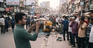 বিপদে মানুষকে সাহায্য না করে অনেকে ভিডিও কেন করেন? জেনেনিন সেই কারণ