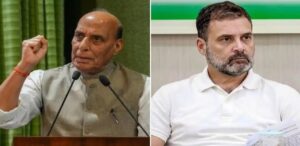 “গান্ধী নামের একজনের থেকে এমন লজ্জাজনক মন্তব্য!” রাহুল গান্ধীকে একহাত নিলেন ক্ষুব্ধ রাজনাথ সিং
