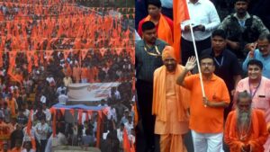 ‘শেকড় সহ উপড়ে ফেলব’-পরনে গেরুয়া, সঙ্গে সাধুসন্ত, যাদবপুরে দাঁড়িয়ে হুংকার দিলেন শুভেন্দু