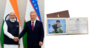 দাবাড়ুর হাতের লেখা স্কোরশিট উপহার দিয়ে উজবেকিস্তানকে তাক লাগালেন মোদি! কোন ঐতিহাসিক মুহূর্তের সাক্ষী রইল দুই দেশ?