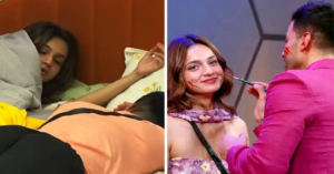 বিগ বসের রাতে রোমান্স নাকি বিতর্ক? একই বিছানায় রাজবীর-নন্দিনীর কাণ্ড দেখে থ নেটিজেনরা!