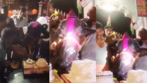 মানুষের মতো ঘটা করে মহিষের জন্মদিন পালন! কেক কেটে সেলিব্রেশন দেখে চোখ কপালে তুলবে নেটপাড়া