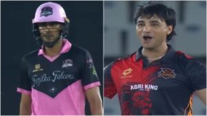 শৈশবের দুই বন্ধুর রক্তক্ষয়ী দ্বৈরথ! গিলের ছক্কার জবাব দিয়ে মাঠে নেচে উঠলেন অভিষেক