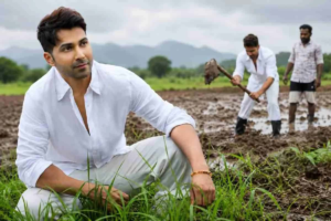 ধবধবে সাদা পোশাকে খেতে নেমে কোদাল চালাচ্ছেন বরুণ! ছবি ভাইরাল হতেই নেটপাড়ায় চরম ট্রোলিং