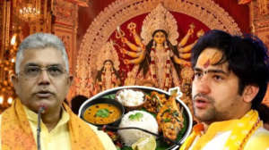 “আমিষ খেলেই ‘পাখণ্ডী’?” বাগেশ্বর বাবাকে খোলা চ্যালেঞ্জ দিলীপ ঘোষের! পুজোয় খাওয়াদাওয়া নিয়ে বঙ্গ রাজনীতিতে তুলকালাম