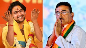 বাগেশ্বর বাবার ছবি পোড়ানো মাত্রই চরম পদক্ষেপ! পুলিশ কমিশনারকে সরাসরি গ্রেফতারির নির্দেশ শুভেন্দুর।দুর্গাপুজোয় বাঙালির আমিষ খাবার খাওয়া নিয়ে ধীরেন্দ্রকৃষ্ণ শাস্ত্রী ওরফে বাগেশ্বর বাবার করা বিতর্কিত মন্তব্য ঘিরে ইতিমধ্যেই রাজ্য রাজনীতিতে তীব্র অসন্তোষ ও সমালোচনার ঝড় বয়ে গেছে। পুজো প্যান্ডেলের পেছনে মাছ-মাংস খাওয়াকে ‘পাখণ্ডী’র কাজ বলে মন্তব্য করার পর থেকেই প্রতিবাদের সুর চড়েছে বিভিন্ন মহলে। সম্প্রতি সেই প্রতিবাদের জেরে ভবানীপুর থানার সামনে বাগেশ্বর বাবার ছবি পুড়িয়ে বিক্ষোভ দেখান কংগ্রেস কর্মীরা। আর ঠিক এই ঘটনার পরেই সোচ্চার হয়ে পুলিশকে কড়া পদক্ষেপের নির্দেশ দিলেন শুভেন্দু অধিকারী। বিধানসভায় দাঁড়িয়ে সরাসরি কলকাতার পুলিশ কমিশনারকে বিক্ষোভকারীদের অবিলম্বে গ্রেফতারের নির্দেশ দিয়েছেন তিনি।  বিধানসভায় কী বললেন তিনি? বৃহস্পতিবার বিধানসভার বিশেষ অধিবেশনে বাগেশ্বর বাবার মন্তব্য প্রসঙ্গ উঠলে এই অবস্থান স্পষ্ট করেন তিনি। তাঁর মতে, যে কোনো ধর্মগুরু তাঁর নিজস্ব বিশ্বাস ও সংস্কৃতি অনুযায়ী মত প্রকাশ করতেই পারেন, আর তা গ্রহণ করা বা না করা সম্পূর্ণ মানুষের ব্যক্তিগত সিদ্ধান্ত। কেউ কারো ওপর জোর করে কিছু চাপাতে চাননি বলে দাবি করেন তিনি। তবে মতপ্রকাশের বিরোধিতা করে রাস্তায় নেমে এভাবে কারও ছবি পুড়িয়ে প্রতিবাদ জানানো কিছুতেই বরদাস্ত করা হবে না বলে সাফ জানিয়ে দেন। ভবানীপুরের ঘটনার উল্লেখ করে তিনি পুলিশ কমিশনারকে স্পষ্ট ভাষায় নির্দেশ দেন যে, ওই বিক্ষোভকারীদের দ্রুত গ্রেফতার করতে হবে এবং রাজ্যে এই ধরনের বিশৃঙ্খলা বরদাস্ত করা হবে না। একই সঙ্গে তিনি বিরোধীদের নিশানা করে তোষণের রাজনীতির অভিযোগও তোলেন।  রাজ্যজুড়ে প্রতিবাদের ঝড় উল্লেখ্য, বাগেশ্বর বাবার ওই ‘পাখণ্ডী’ মন্তব্য সামনে আসার পর থেকেই বাংলার সংস্কৃতি ও খাদ্যাভ্যাস নিয়ে ক্ষোভপ্রকাশ করেছেন বুদ্ধিজীবী থেকে শুরু করে নানা মহলের মানুষ। বাঙালির দুর্গাপুজোয় আমিষ খাওয়ার দীর্ঘদিনের ঐতিহ্য ও সামাজিক রীতির ওপর বাইরের এই ধরনের মন্তব্যকে অনেকেই মেনে নেননি। রামকৃষ্ণ মিশনের সাধুদের একাংশ ছাড়াও রাজনৈতিক মহলের বিভিন্ন বিশিষ্ট মুখও এই বক্তব্যের বিরোধিতা করেছেন। একদিকে ধর্মগুরুর বিতর্কিত মন্তব্য, অন্যদিকে তার ছবি পুড়িয়ে প্রতিবাদের জেরে তৈরি হওয়া উত্তেজনা এবং পরবর্তীতে প্রশাসনের শীর্ষস্তর থেকে আসা গ্রেফতারির নির্দেশ—সব মিলিয়ে এই ঘটনা বর্তমান রাজ্য রাজনীতিতে এক নতুন ও তীব্র চাপানউতোরের সৃষ্টি করেছে।