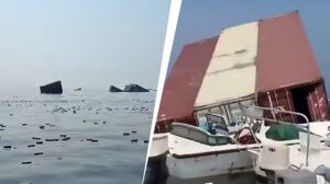 জলে ভাসছে হাজার হাজার আইফোন, ভাইরাল দৃশ্য দেখে চোখ কপালে নেটিজেনদের