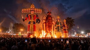 রাবণের পাশাপাশি বিশাল আরশোলা পোড়ানোর সিদ্ধান্ত, নেপথ্যে কি কারন?