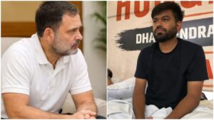 ‘জ্ঞানু মাস্ট গো!’ নির্বাচন কমিশনারের বিরুদ্ধে বিস্ফোরক স্লোগান, দিল্লির মেগা মঞ্চে রাহুলের সঙ্গে কে এই দিপকে?
