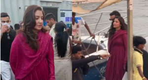 অকায়ের পর এবার তৃতীয় সন্তান? মুম্বইয়ে বিরাটের পাশে অনুষ্কাকে দেখে তোলপাড় নেটিজেনরা