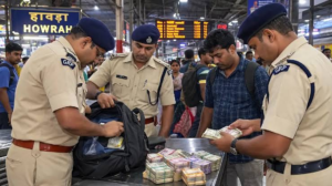 হাওড়া স্টেশনে ব্যাগভর্তি ৪৪ লক্ষ টাকা! ট্রেন থেকে নামতেই যাত্রীকে ঘিরে ধরল পুলিশ, আসল রহস্য কী?