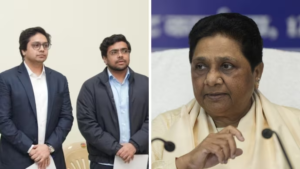 পিসির পায়ে হাত দিয়ে ক্ষমা! মায়াবতীর দয়ায় কি ফের বিএসপিতে ফিরছেন ভাইপো আকাশ আনন্দ?