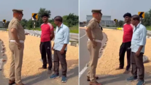 হাইওয়ে জুড়ে ভুট্টা শুকানোর মাশুল! পুলিশ এসে যা বলল, শুনলে होश উড়ে যাবে কৃষকদের