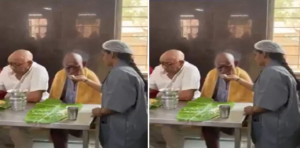 মানবিকতার অনন্য নজির! দুই হাত না থাকা দিব্যাঙ্গ ভক্তকে নিজ হাতে খাইয়ে মন জিতলেন মন্দিরের কর্মী, জানুন বিস্তারে